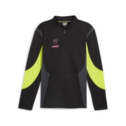 PUMA Tricou funcțional 'King Pro' gri închis / verde măr / negru
