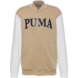 PUMA Geacă de primăvară-toamnă 'Squad' maro deschis / negru / alb