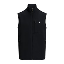 Polo Ralph Lauren Vestă negru / alb