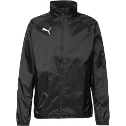 PUMA Geacă sport 'TeamGOAL' negru / alb