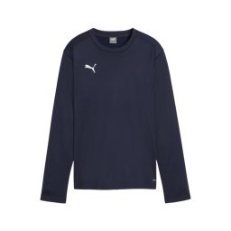 PUMA Hanorac sport 'TeamGoal' albastru marin / alb