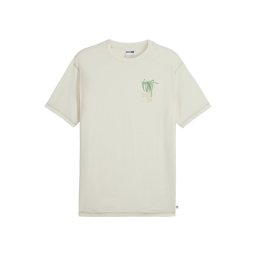 PUMA Tricou verde / alb