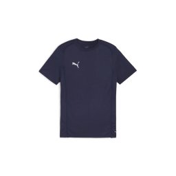 PUMA Tricou funcțional 'TeamFinal' bleumarin / alb