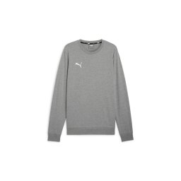 PUMA Hanorac sport 'TeamGoal' gri / alb
