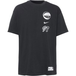 NIKE Tricou funcțional 'M90' negru / alb