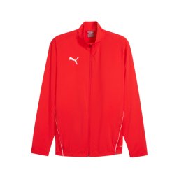 PUMA Geacă sport roșu / alb