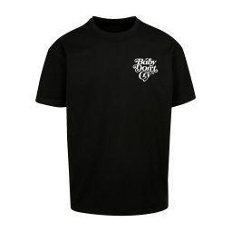 MT Upscale Tricou 'Baby Don´t Cry' negru / alb