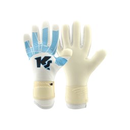 KEEPERsport Mănuși sport crem / azuriu / alb