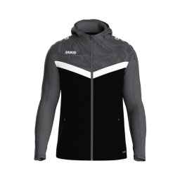 JAKO Geacă sport gri / negru / alb
