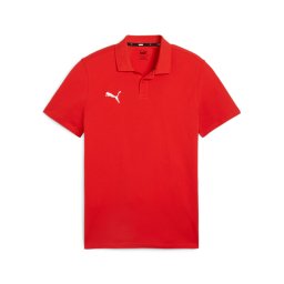 PUMA Tricou funcțional 'TeamGoal' roșu / alb