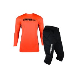 KEEPERsport Costum de trening portocaliu homar / negru / alb