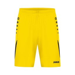 JAKO Pantaloni sport galben / negru