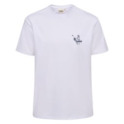Hummel Tricou bleumarin / alb