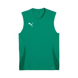 PUMA Tricou funcțional verde / alb