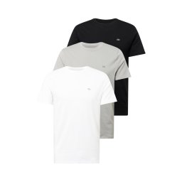 GAP Tricou gri / negru / alb