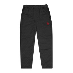 PUMA Pantaloni sport roșu / negru