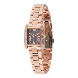 MICHAEL Michael Kors Ceas analogic 'EMERY' auriu - roz / negru / transparent