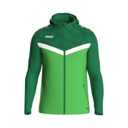 JAKO Geacă sport verde / alb