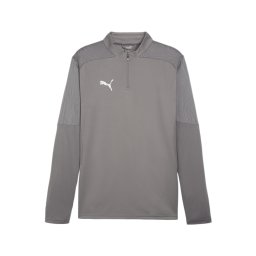 PUMA Tricou funcțional gri / alb