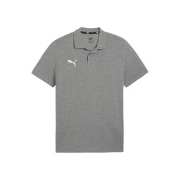 PUMA Tricou funcțional 'TeamGoal' gri amestecat / alb