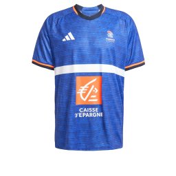 ADIDAS PERFORMANCE Tricot 'France Handball Replica' albastru / portocaliu / alb