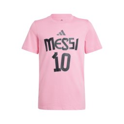 ADIDAS PERFORMANCE Tricou funcțional 'Messi Name and Number' roz / negru
