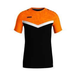 JAKO Tricou funcțional gri deschis / portocaliu / negru
