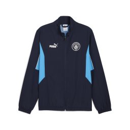 PUMA Jachetă de trening 'Manchester City FtblArchive' bleumarin / albastru deschis / alb