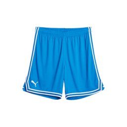 PUMA Pantaloni sport 'Hoops Team Game' azuriu / alb