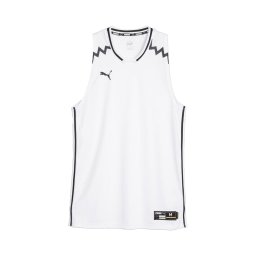 PUMA Tricou funcțional 'Team Game' negru / alb