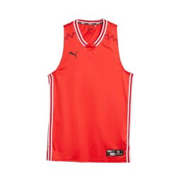 PUMA Tricou funcțional 'Team Game' roșu / negru / alb