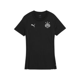 PUMA Tricou funcțional 'TeamFINAL' negru / alb