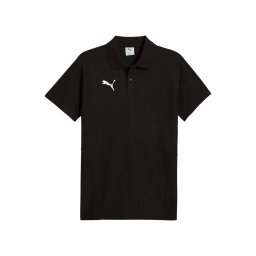 PUMA Tricou 'Team' negru / alb