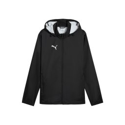 PUMA Geacă sport 'TeamAdditions' negru / alb