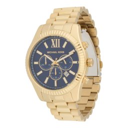 Michael Kors Ceas analogic 'LEXINGTON' albastru marin / auriu