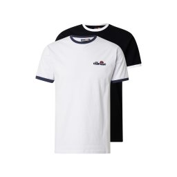 ELLESSE Tricou 'Meduno' albastru închis / roșu / negru / alb