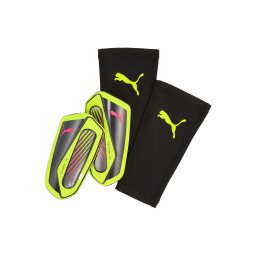 PUMA Protecții 'Ultra Flex' galben neon / roz / negru
