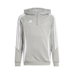 ADIDAS PERFORMANCE Hanorac sport gri deschis / alb
