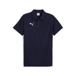 PUMA Tricou albastru închis / alb