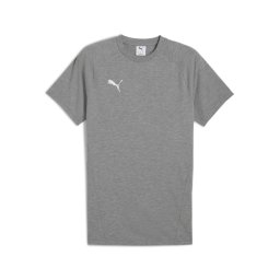 PUMA Tricou funcțional 'TeamEvostripe' gri / alb
