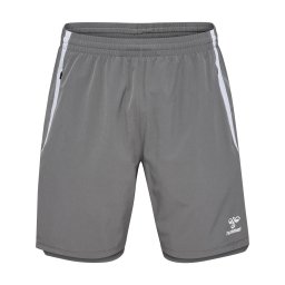 Hummel Pantaloni sport 'Lead 2.0' gri / alb