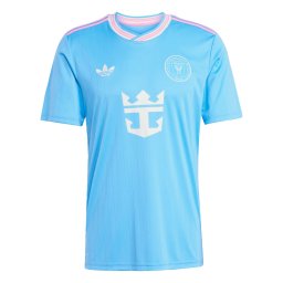 ADIDAS PERFORMANCE Tricot 'Inter Miami CF 25/26 Messi' albastru deschis / roz / alb
