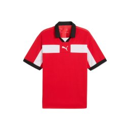 PUMA Tricou funcțional 'TeamClassic' roșu / negru / alb