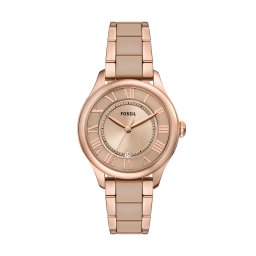 FOSSIL Ceas analogic 'GILMORE' auriu - roz / negru
