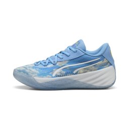 PUMA Pantofi sport bej / azuriu / galben / alb