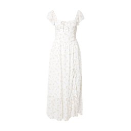 HOLLISTER Rochie galben auriu / verde smarald / alb