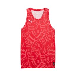 PUMA Tricot 'Teamjaws' roșu / roșu pepene / negru / alb