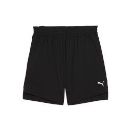 PUMA Pantaloni sport 'TeamJaws Starter' negru / alb