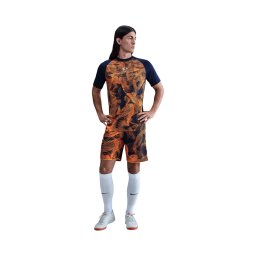 NIKE Pantaloni sport 'Academy' albastru marin / portocaliu