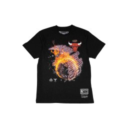 Mitchell & Ness Tricou 'Chicago Bulls HWC Blaze' portocaliu / roşu închis / negru / alb